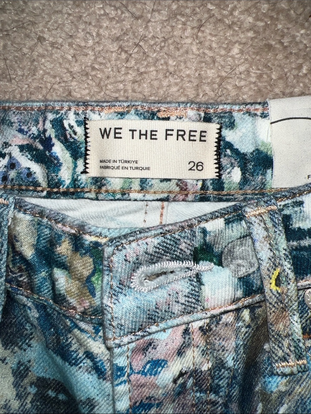 We The Free Tennessee, low rise, illusion jeans - Picture 3 of 4